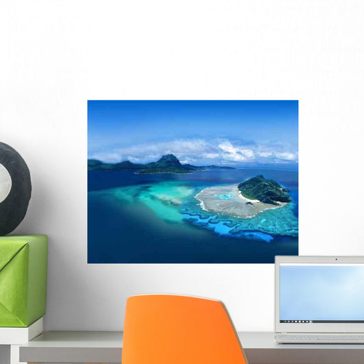 Post Card from Tahiti Wall Decal Design 3