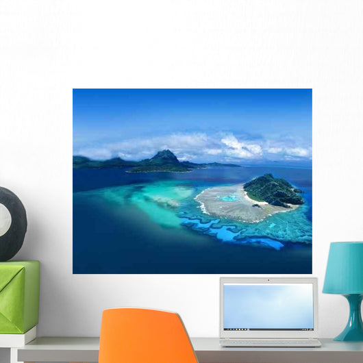 Post Card from Tahiti Wall Decal Design 3