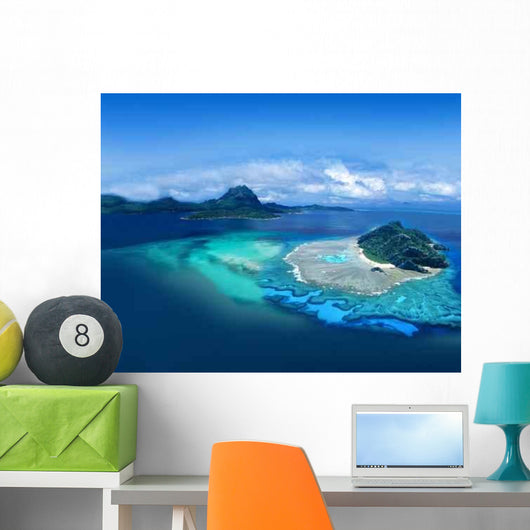 Post Card from Tahiti Wall Decal Design 3
