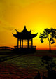 asian temple Wall Mural