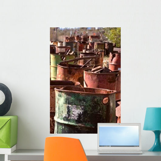 Barrels Wall Decal Design 4