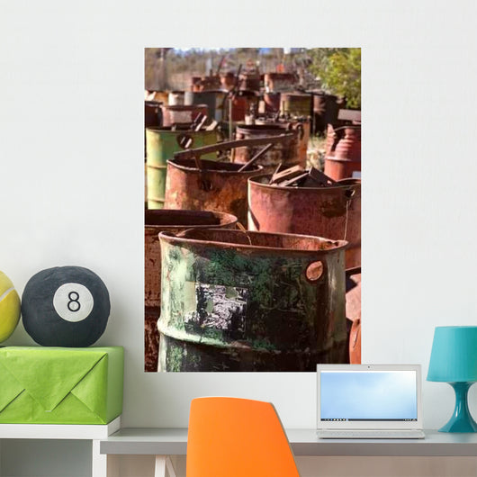 Barrels Wall Decal Design 4