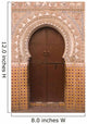 Islamic Keyhole Doorway Wall Mural