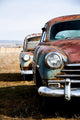 Vintage Cars Vertical Version Wall Mural