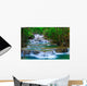 Deep forest Waterfall in Kanchanaburi, Thailand Wall Mural