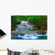 Deep forest Waterfall in Kanchanaburi, Thailand Wall Mural