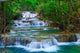 Deep forest Waterfall in Kanchanaburi, Thailand Wall Mural