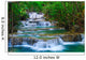 Deep forest Waterfall in Kanchanaburi, Thailand Wall Mural