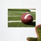Closeup of American Football on Field Wall Mural