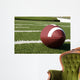 Closeup of American Football on Field Wall Mural