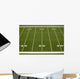 Empty American Football Field Wall Mural