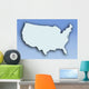 Blue USA Wall Decal