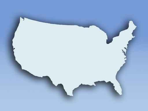 Blue USA Wall Decal