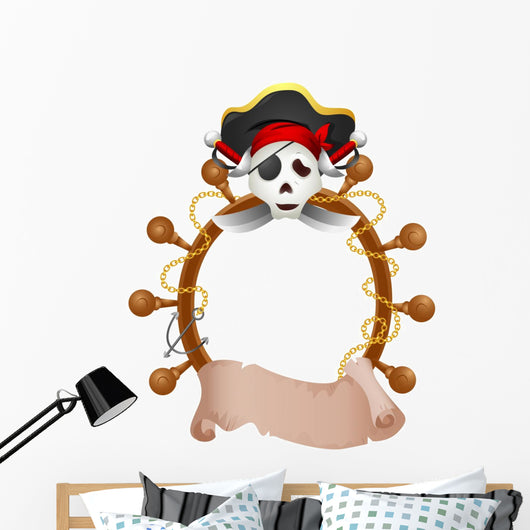 Pirate Frame Wall Decal