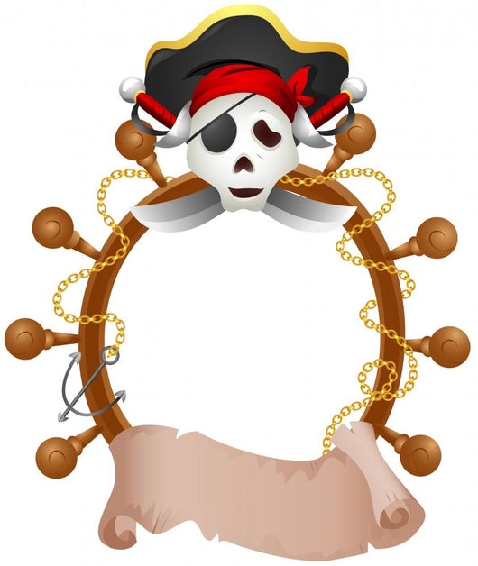 Pirate Frame Wall Decal