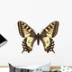 Yellow Butterfly Machaon Wall Decal