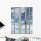 Cloudy Sky Window Wall Mural