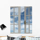 Cloudy Sky Window Wall Mural