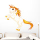 Rearing up Unicorn Wall Decal