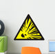 dangerously! highly explosive! Wall Decal