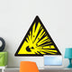 dangerously! highly explosive! Wall Decal