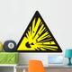 dangerously! highly explosive! Wall Decal