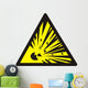 dangerously! highly explosive! Wall Decal