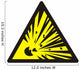 dangerously! highly explosive! Wall Decal