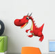 Red Dragon Wall Decal