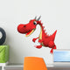 Red Dragon Wall Decal