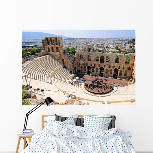 The Odeon of Herodes Atticus - theatre in Athens, Greece Wall Mural
