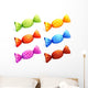 Colorful Candies Wall Decal Sticker Set