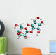 Sucrose Molecule Wall Decal