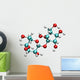 Sucrose Molecule Wall Decal