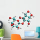 Sucrose Molecule Wall Decal