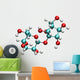 Sucrose Molecule Wall Decal
