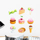 Vector sweets Wall Decal