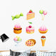 Vector sweets Wall Decal