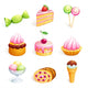 Vector sweets Wall Decal