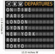Departure Board Wall Mural