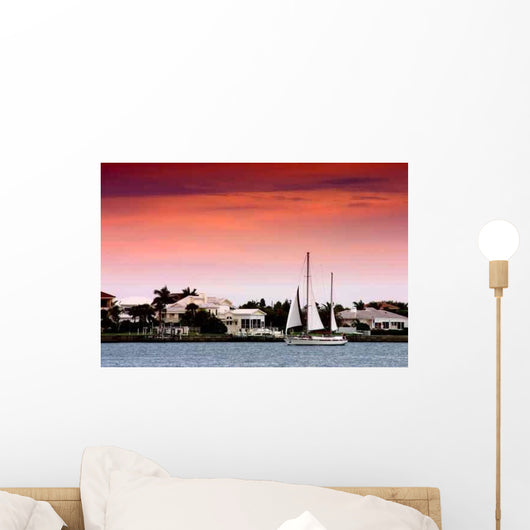 Late Day Sail Wall Decal