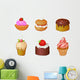 Set Cakes Wall Mural