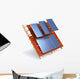 Solar roof panels construction Wall Decal