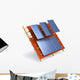Solar roof panels construction Wall Decal