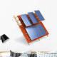 Solar roof panels construction Wall Decal