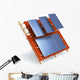 Solar roof panels construction Wall Decal