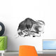 Prehistoric Cave Bull Wall Decal