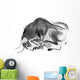 Prehistoric Cave Bull Wall Decal