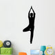 Yoga Silhouettes Wall Decal