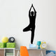 Yoga Silhouettes Wall Decal